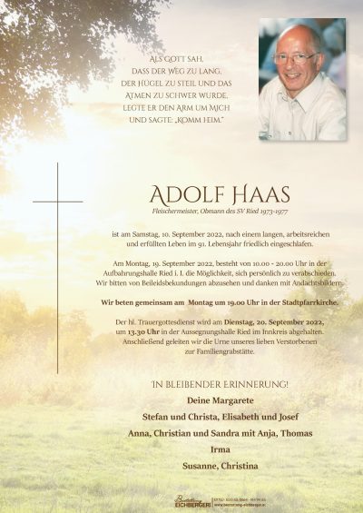 PARTE Haas Adolf