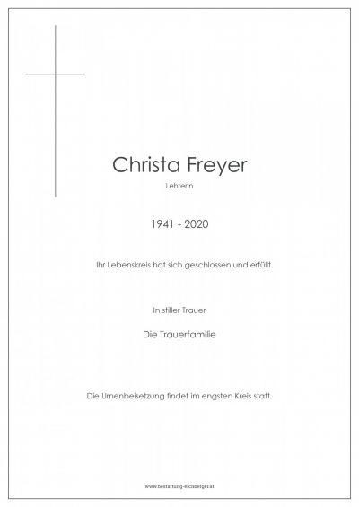 Christa Freyer